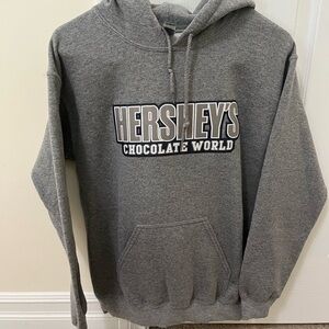 Authentic Hershey Park sweatshirt never worn washed once grey size small